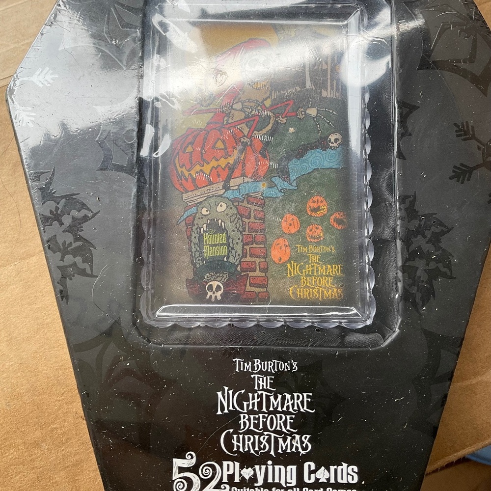 Disney nightmare before Christmas playing cards